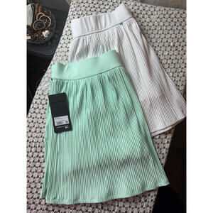 NWT 90 Degree by Reflex Jersey Charming Skirt 2-Pack Mint Green & White XL